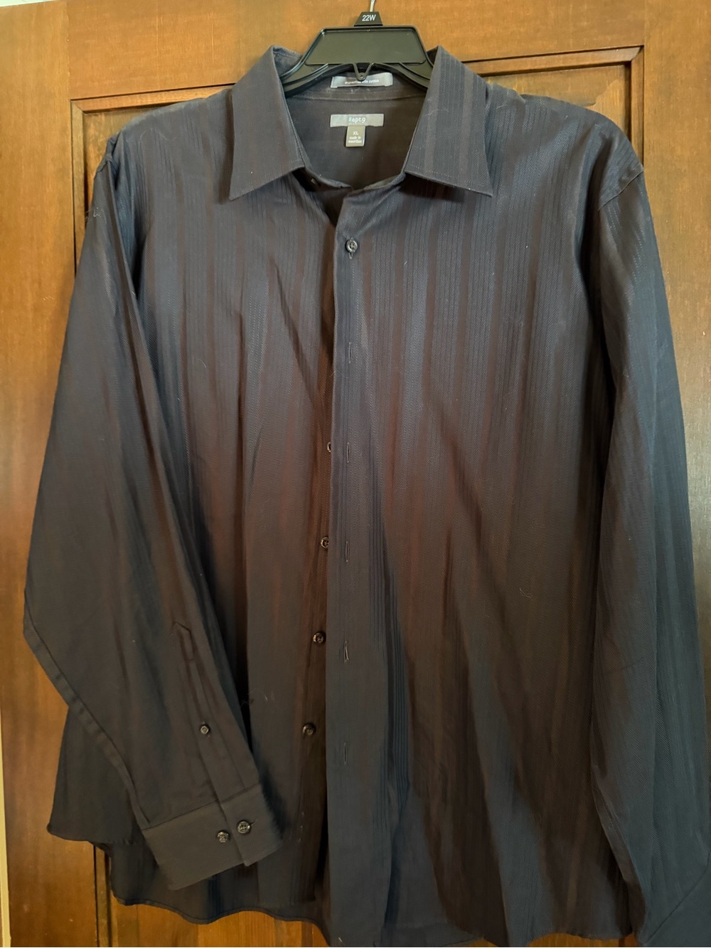 Men's Long-Sleeve Dress Shirt - Black